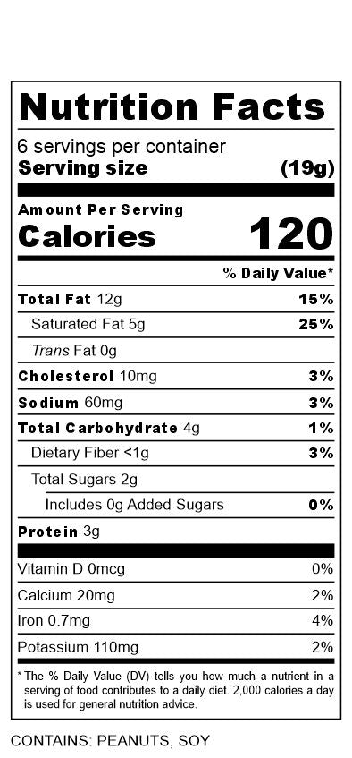 Peanut Butter Chocolate Delight Qty 6 Sugar Free Gluten Free